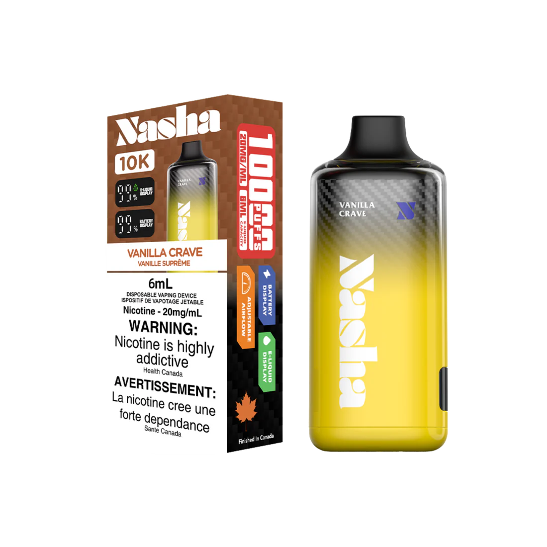 NASHA 10K PUFFS (EXCISE AB)