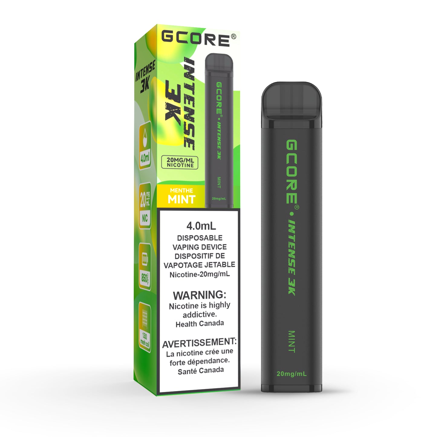 GCORE INTENSE 3K PUFFS