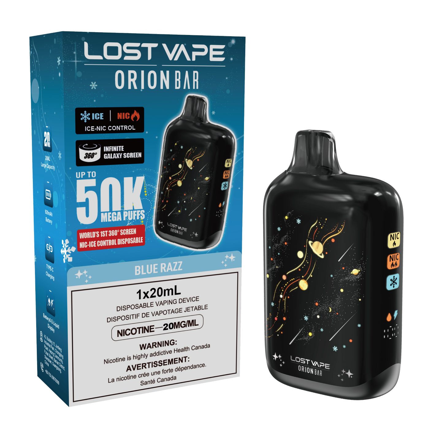 LOST VAPE ORION BAR 50K PUFFS