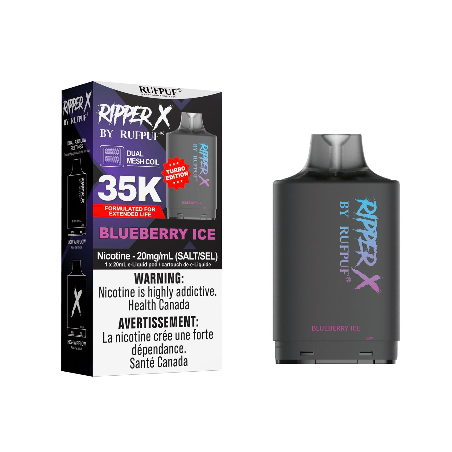 RUFPUF RIPPER X POD 35K PUFFS (Excise AB)