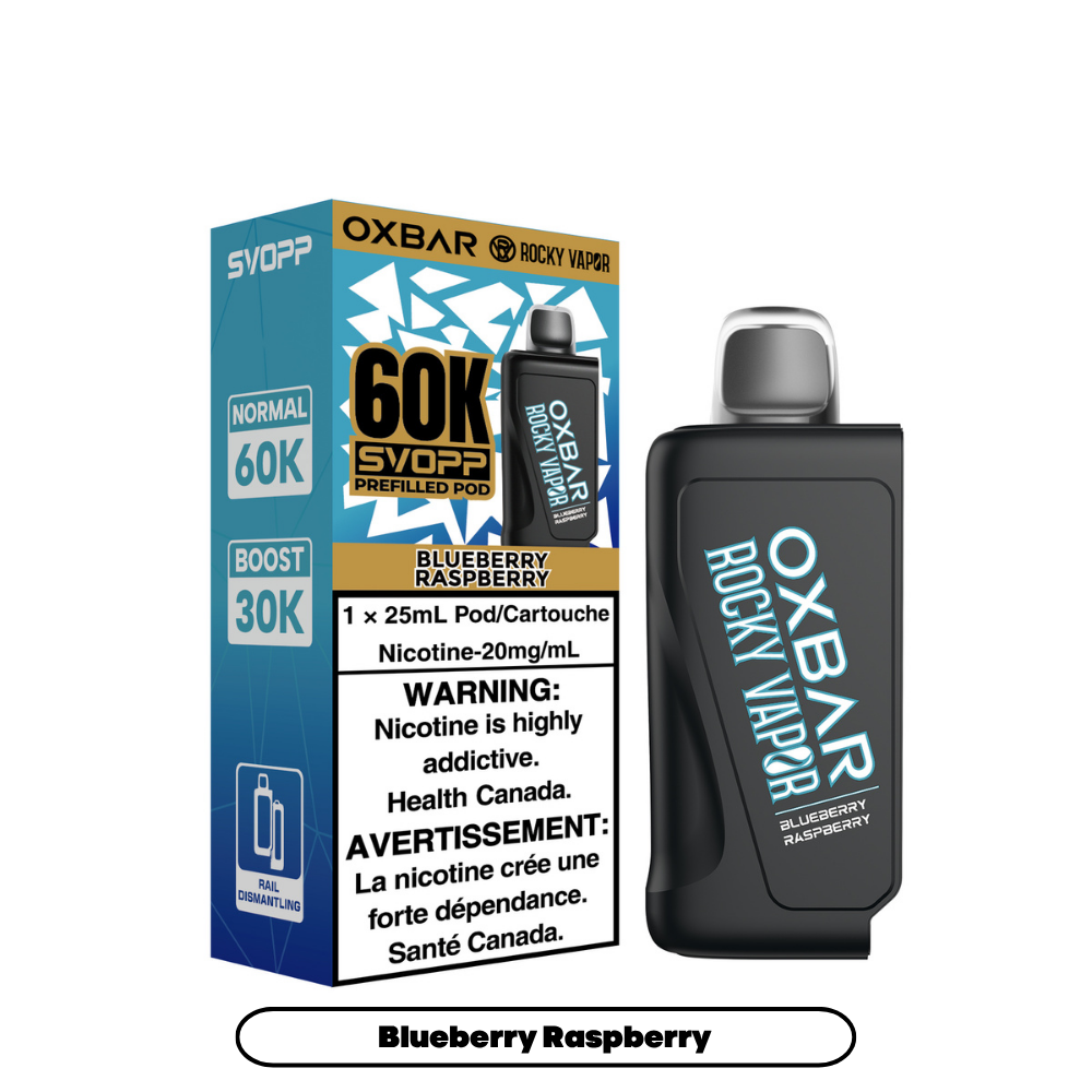SVOPP ROCKY VAPOR OXBAR PODS 60K PUFFS (EXICSE AB)