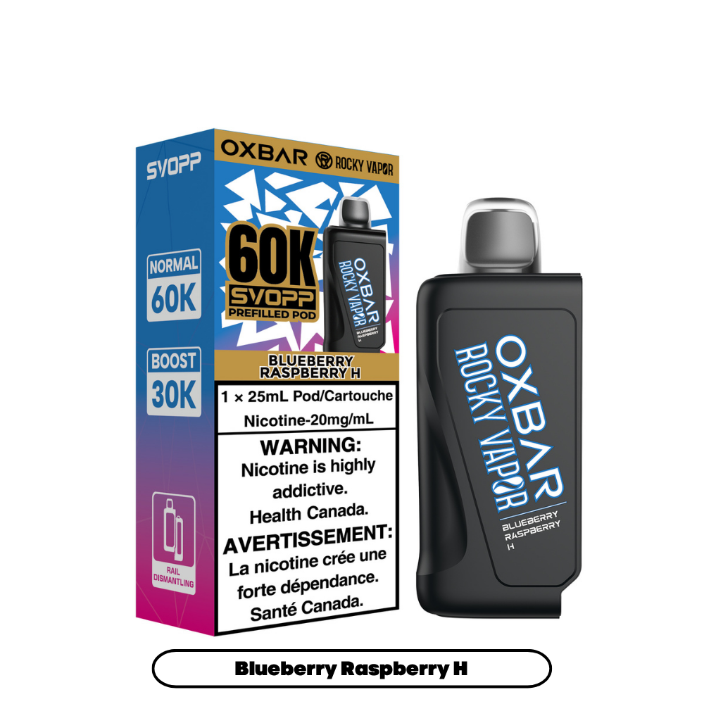 SVOPP ROCKY VAPOR OXBAR PODS 60K PUFFS (EXICSE AB)