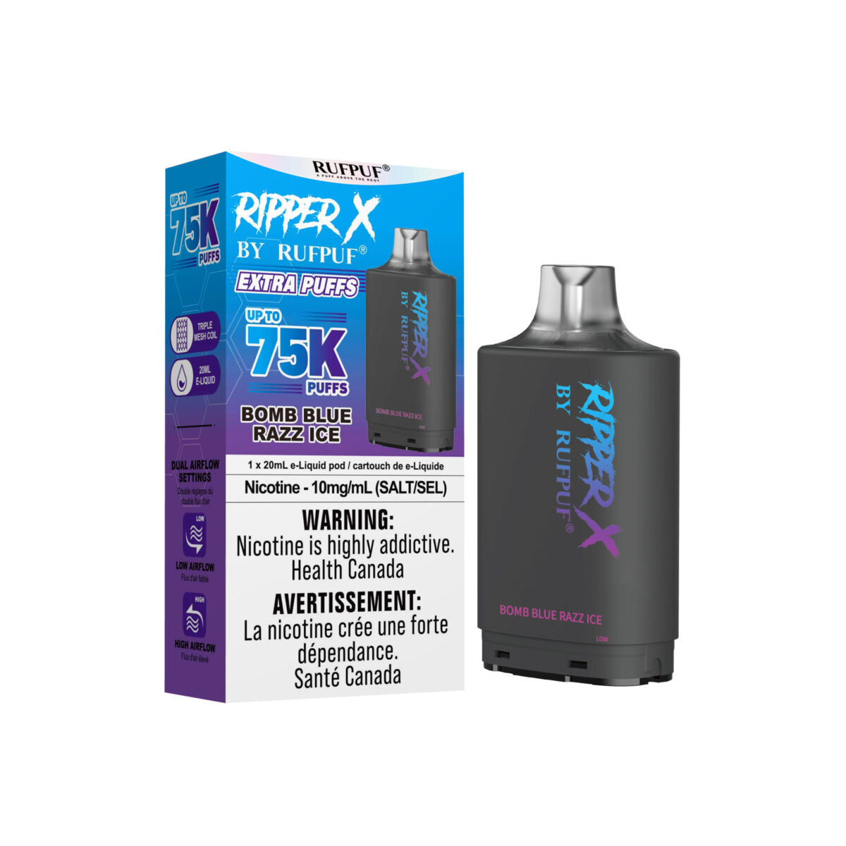 RIPPER X PODS 75K PUFFS (10MG/ML) (AB)