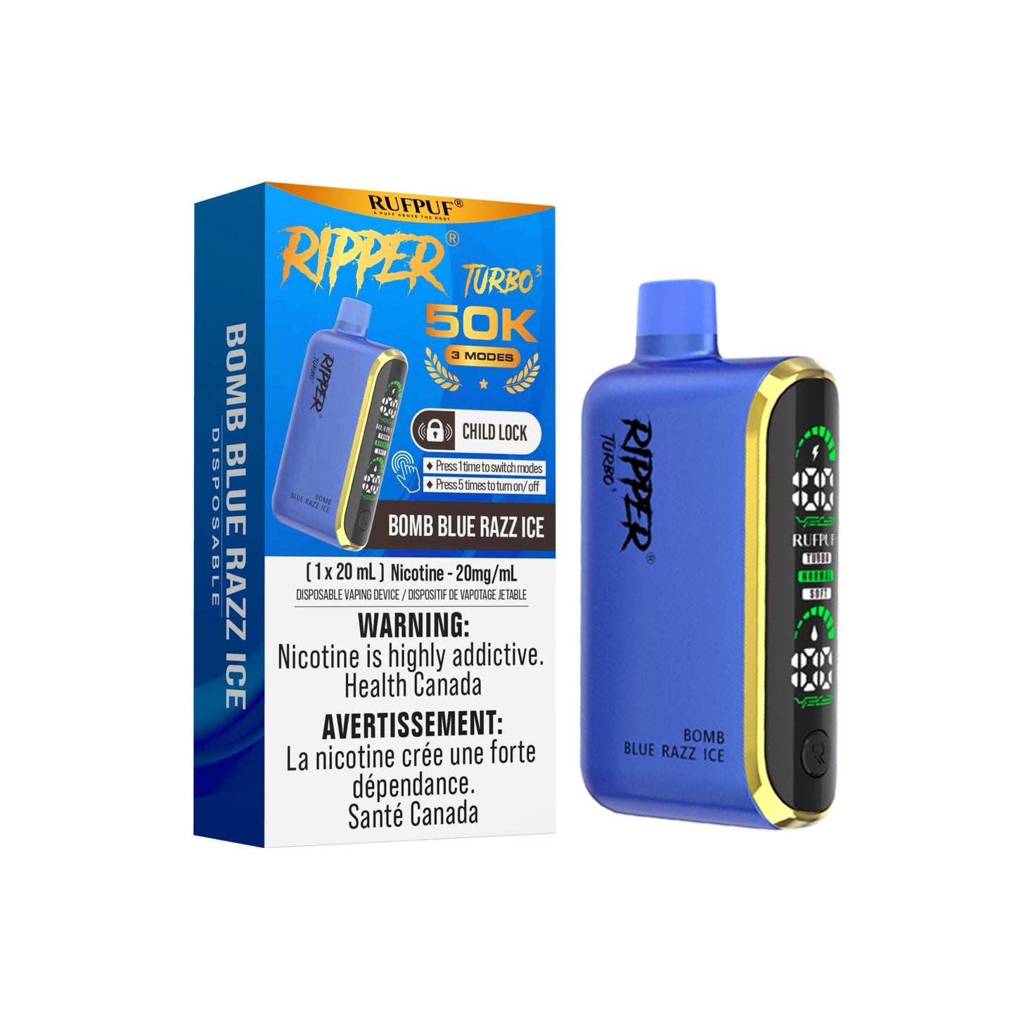 RIPPER TURBO 3 50K PUFFS (EXCISE AB)