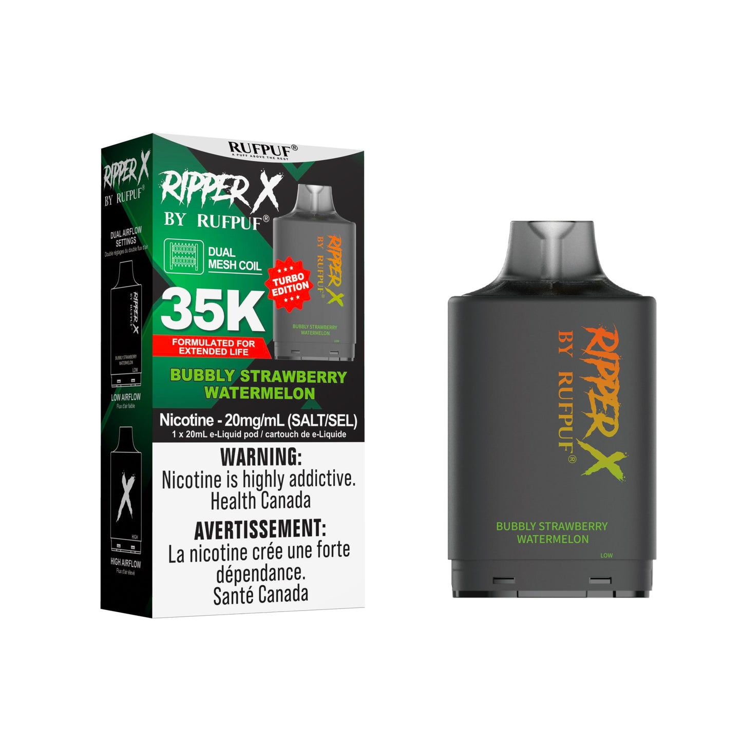 RUFPUF RIPPER X POD 35K PUFFS (Excise AB)