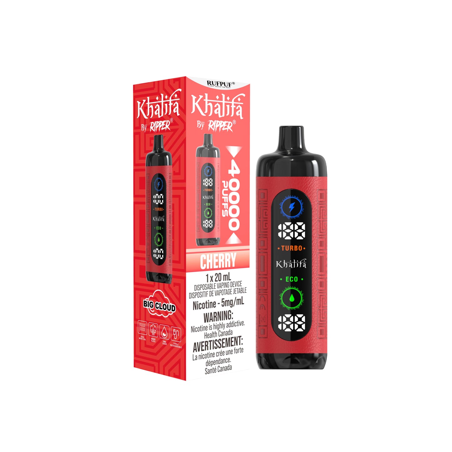 KHALIFA BAR 40K PUFFS (EXCISE AB)