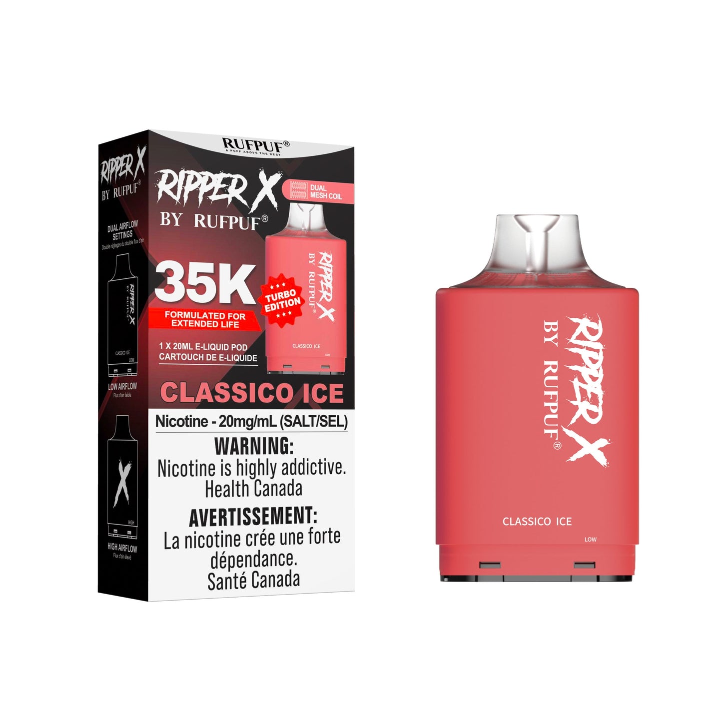 RUFPUF RIPPER X POD 35K PUFFS (Excise AB)