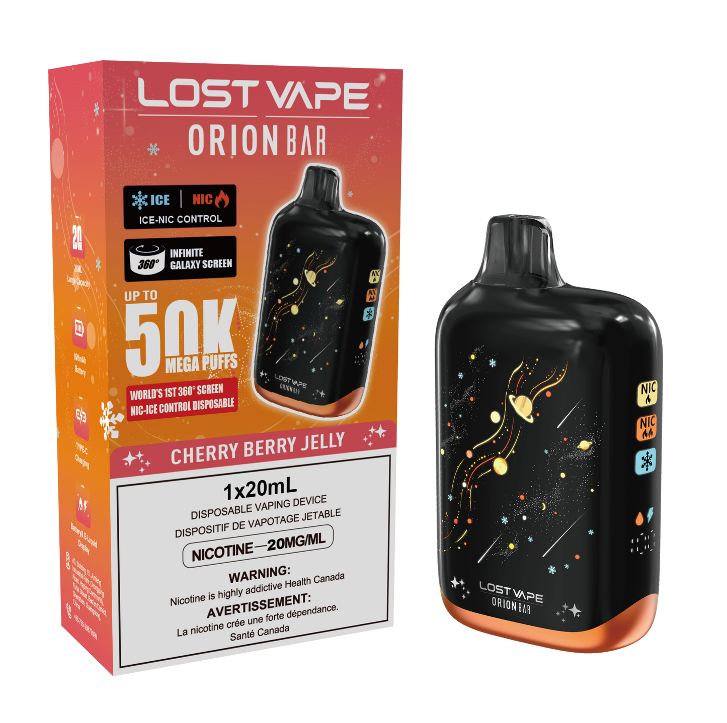 LOST VAPE ORION BAR 50K PUFFS