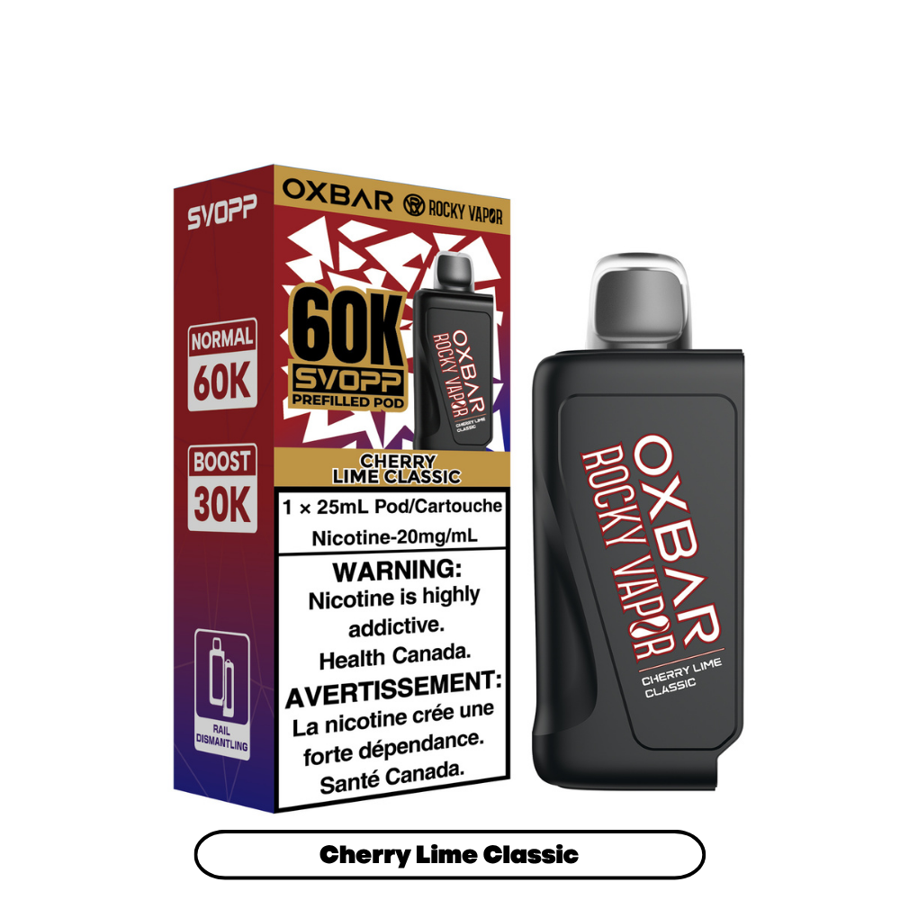 SVOPP ROCKY VAPOR OXBAR PODS 60K PUFFS (EXICSE AB)