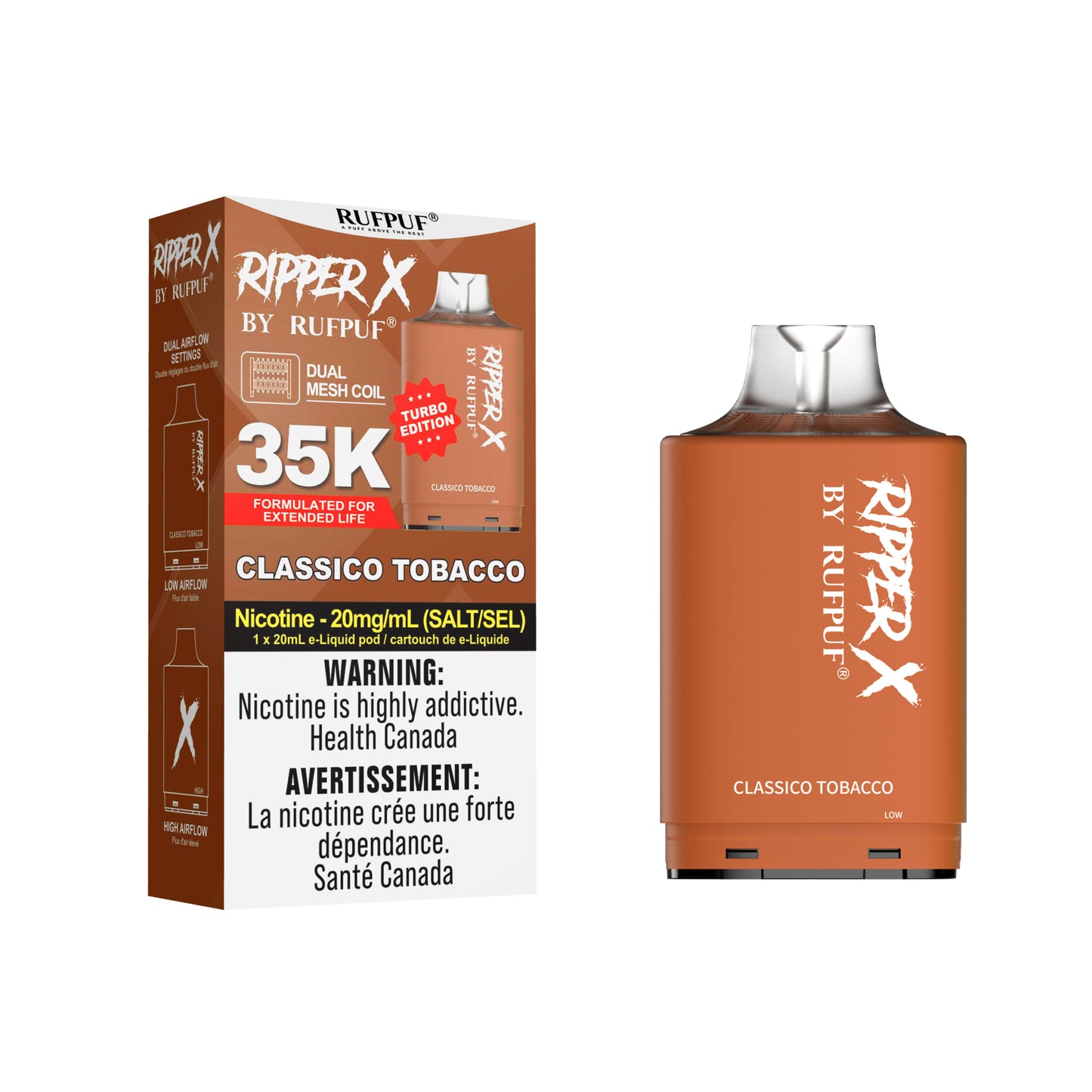 RUFPUF RIPPER X POD 35K PUFFS (Excise AB)