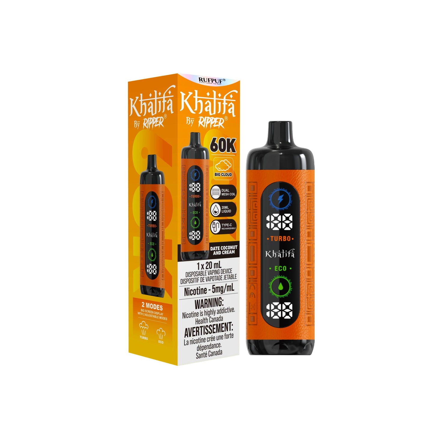 KHALIFA BAR 60K PUFFS (EXCISE AB)