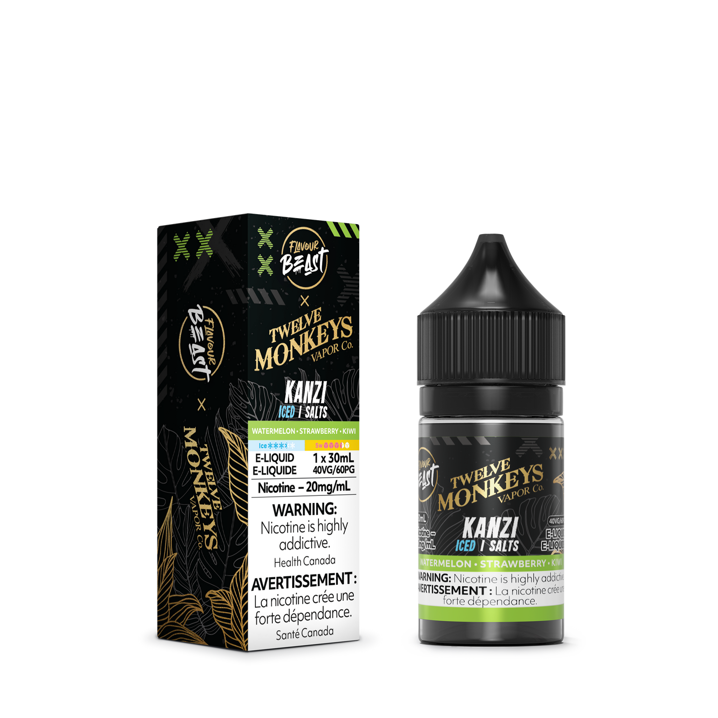 FLAVOUR BEAST SALT TWELVE MONKEYS 30ML (EXCISE AB)
