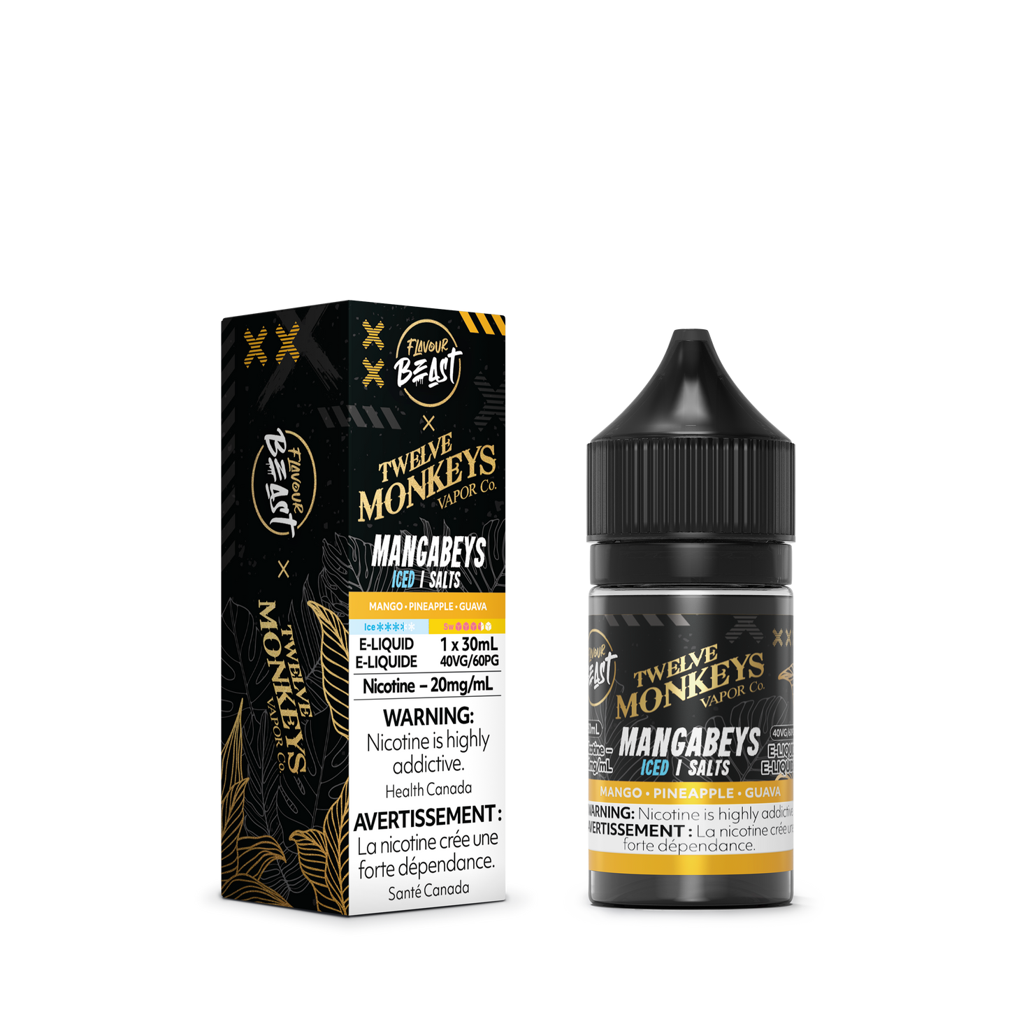 FLAVOUR BEAST SALT TWELVE MONKEYS 30ML (EXCISE AB)