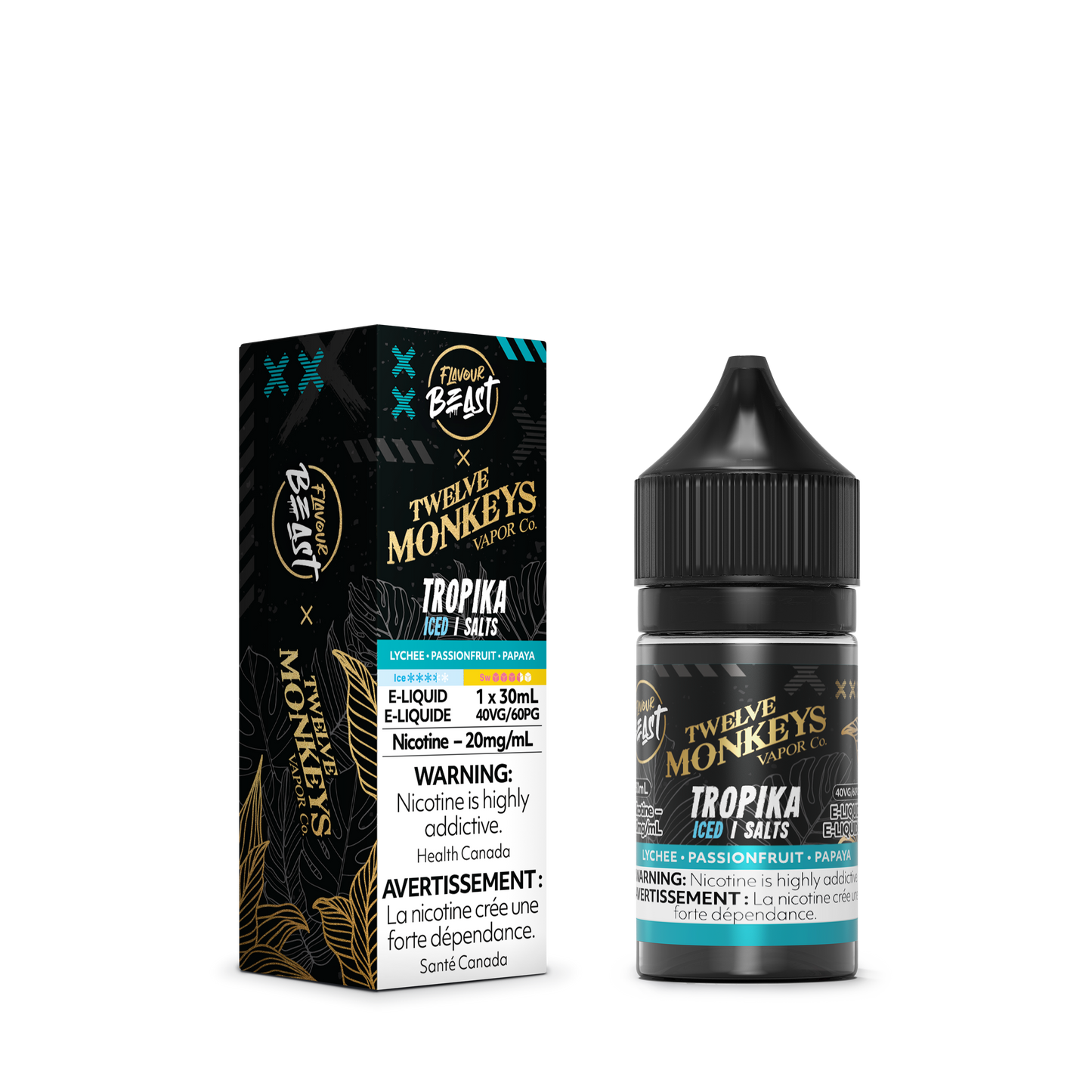 FLAVOUR BEAST SALT TWELVE MONKEYS 30ML (EXCISE AB)