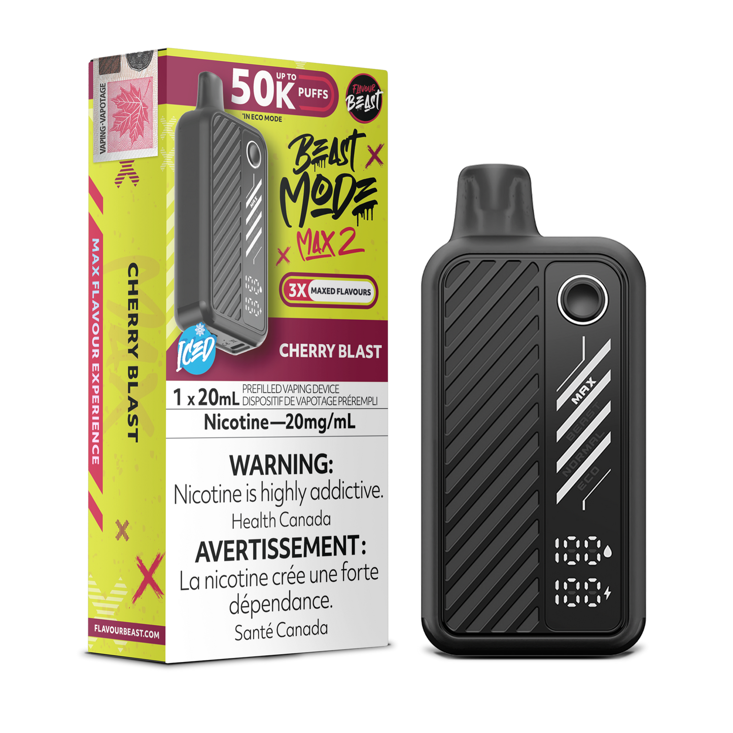FLAVOUR BEAST MAX2 50K PUFFS (EXCISE AB)