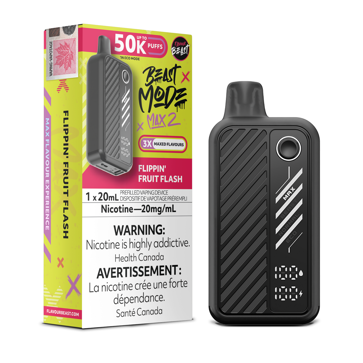 FLAVOUR BEAST MAX2 50K PUFFS (EXCISE AB)