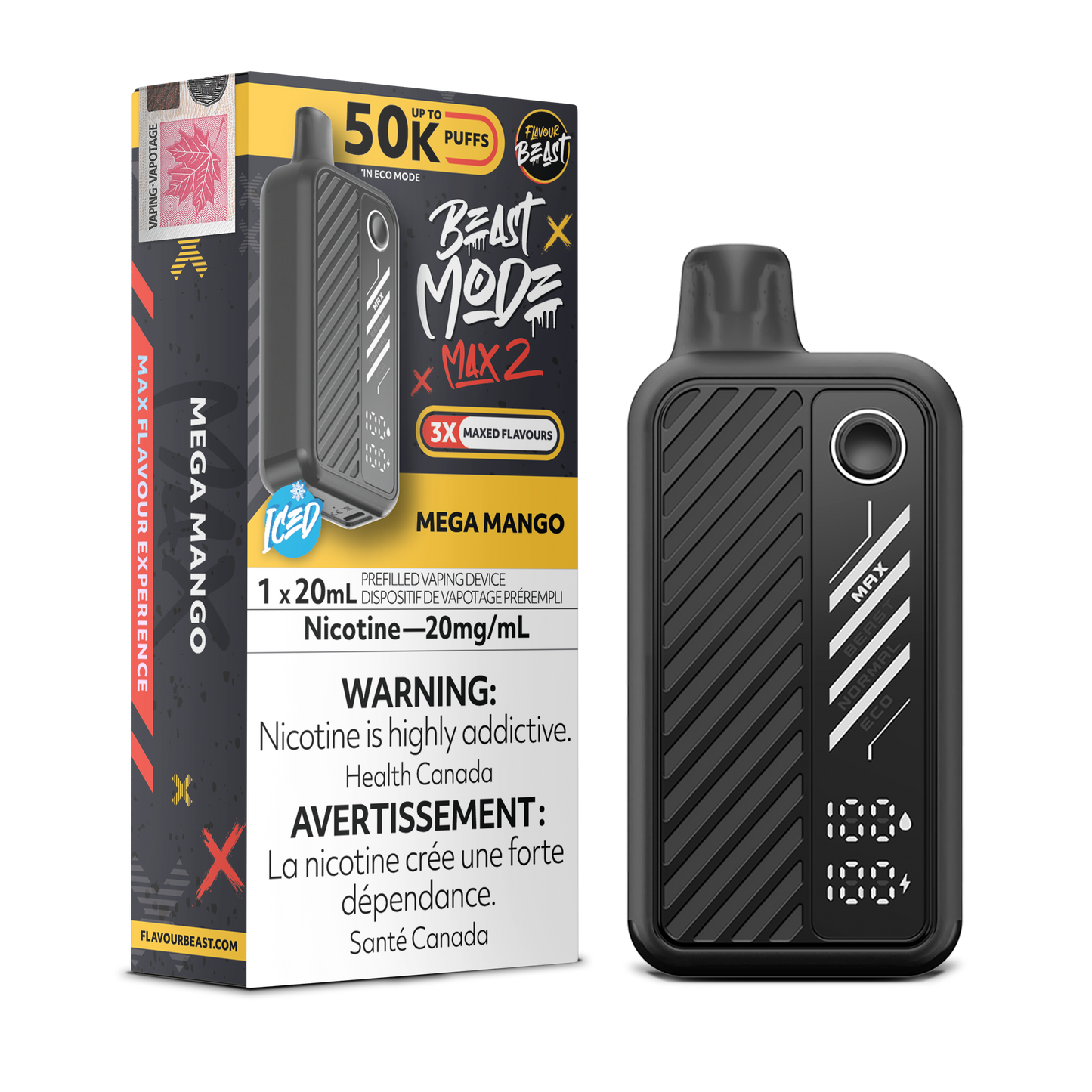 FLAVOUR BEAST MAX2 50K PUFFS (EXCISE AB)