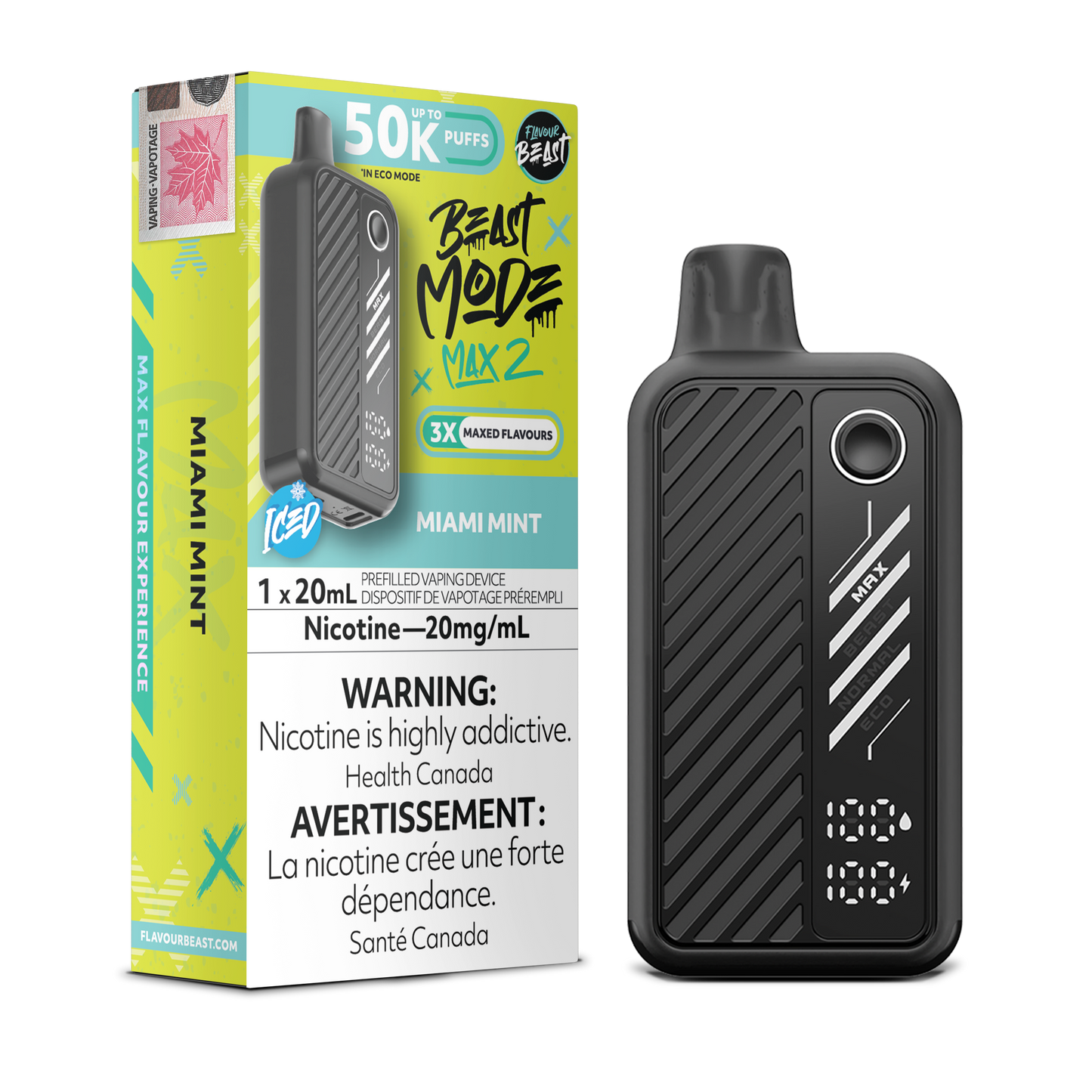 FLAVOUR BEAST MAX2 50K PUFFS (EXCISE AB)