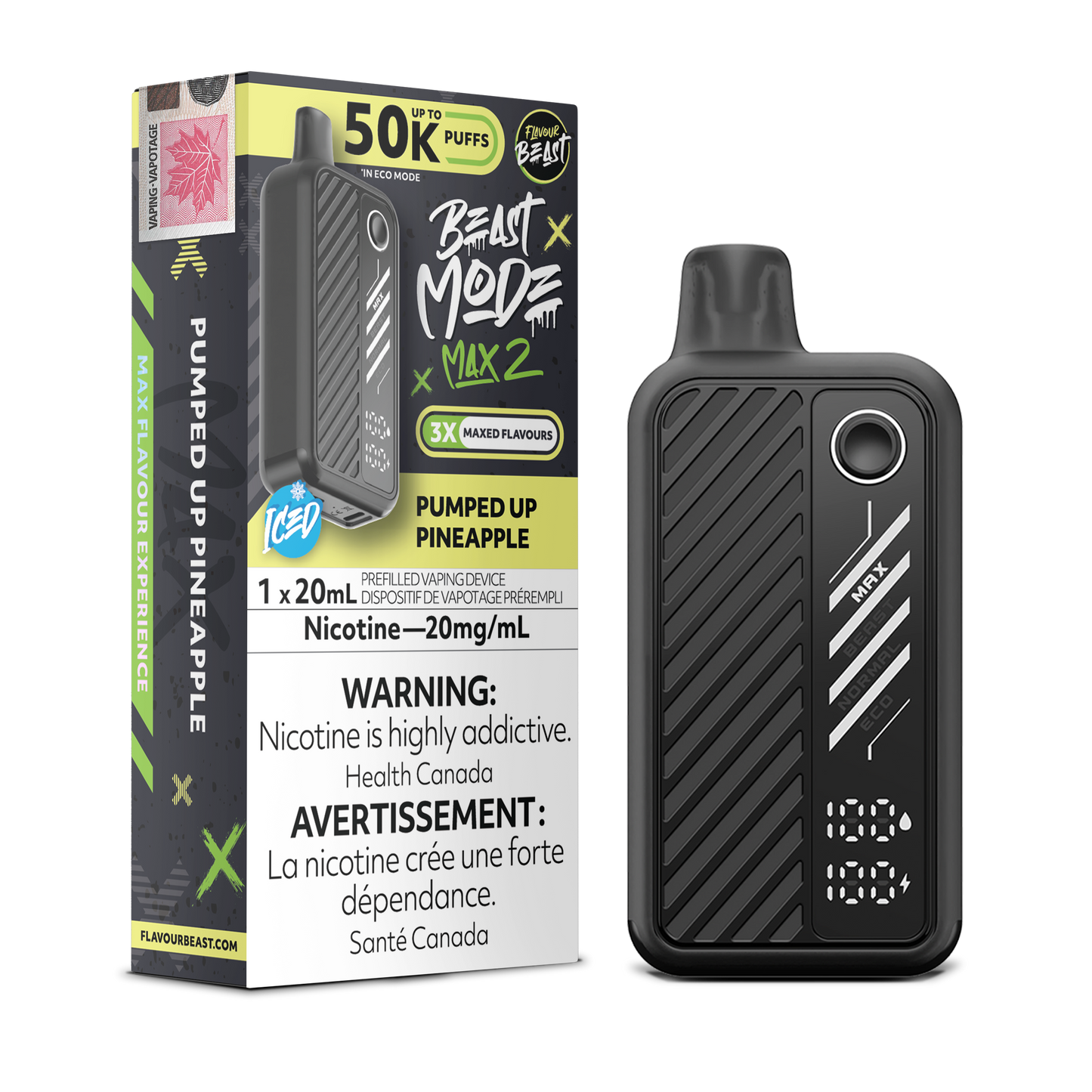 FLAVOUR BEAST MAX2 50K PUFFS (EXCISE AB)
