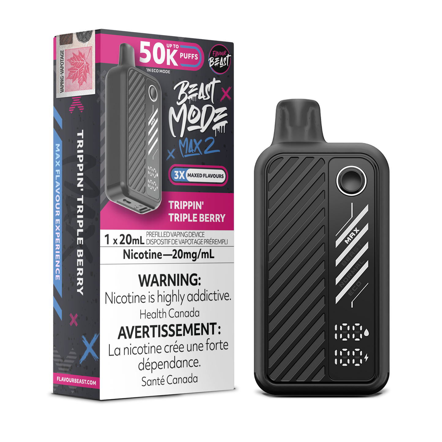 FLAVOUR BEAST MAX2 50K PUFFS (EXCISE AB)