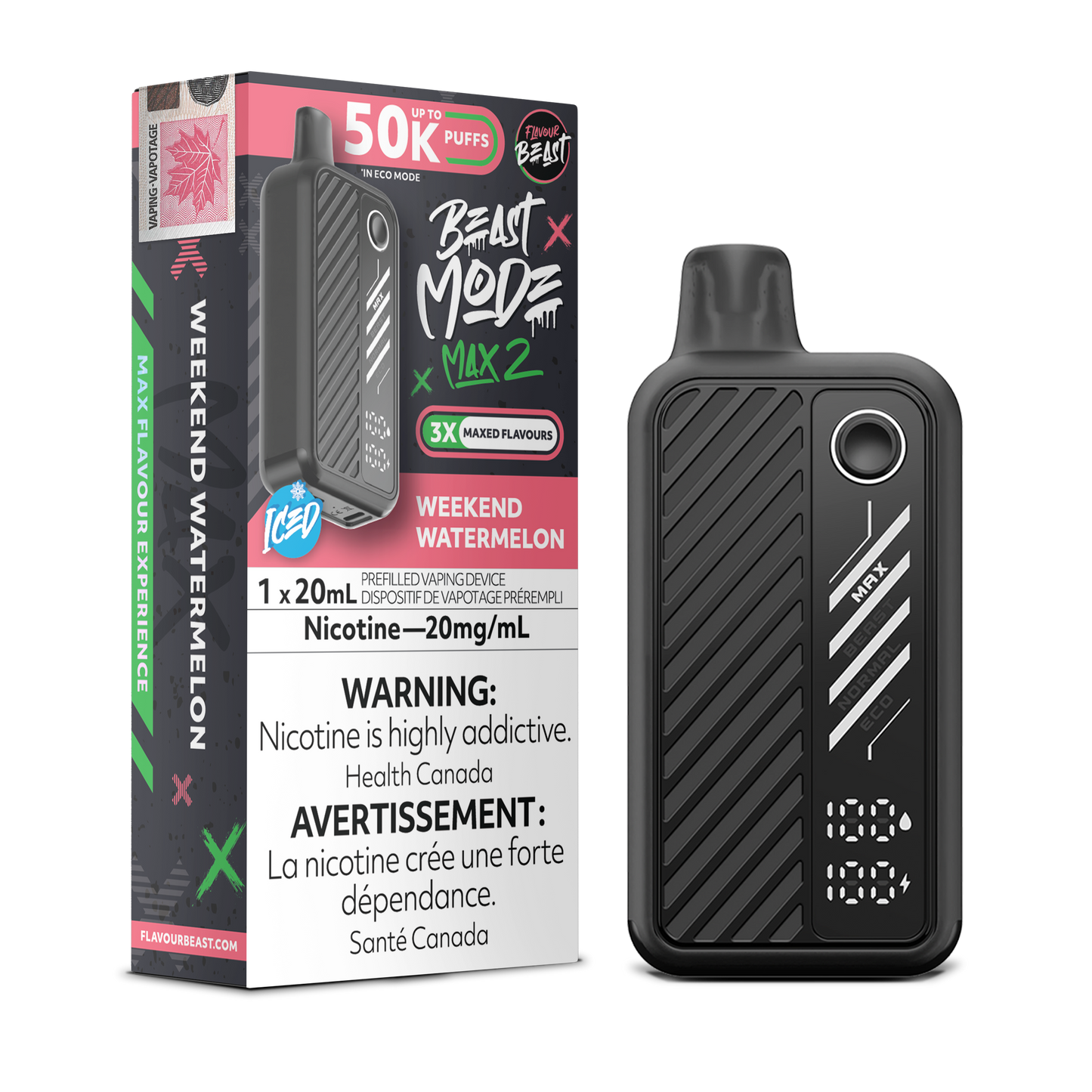 FLAVOUR BEAST MAX2 50K PUFFS (EXCISE AB)