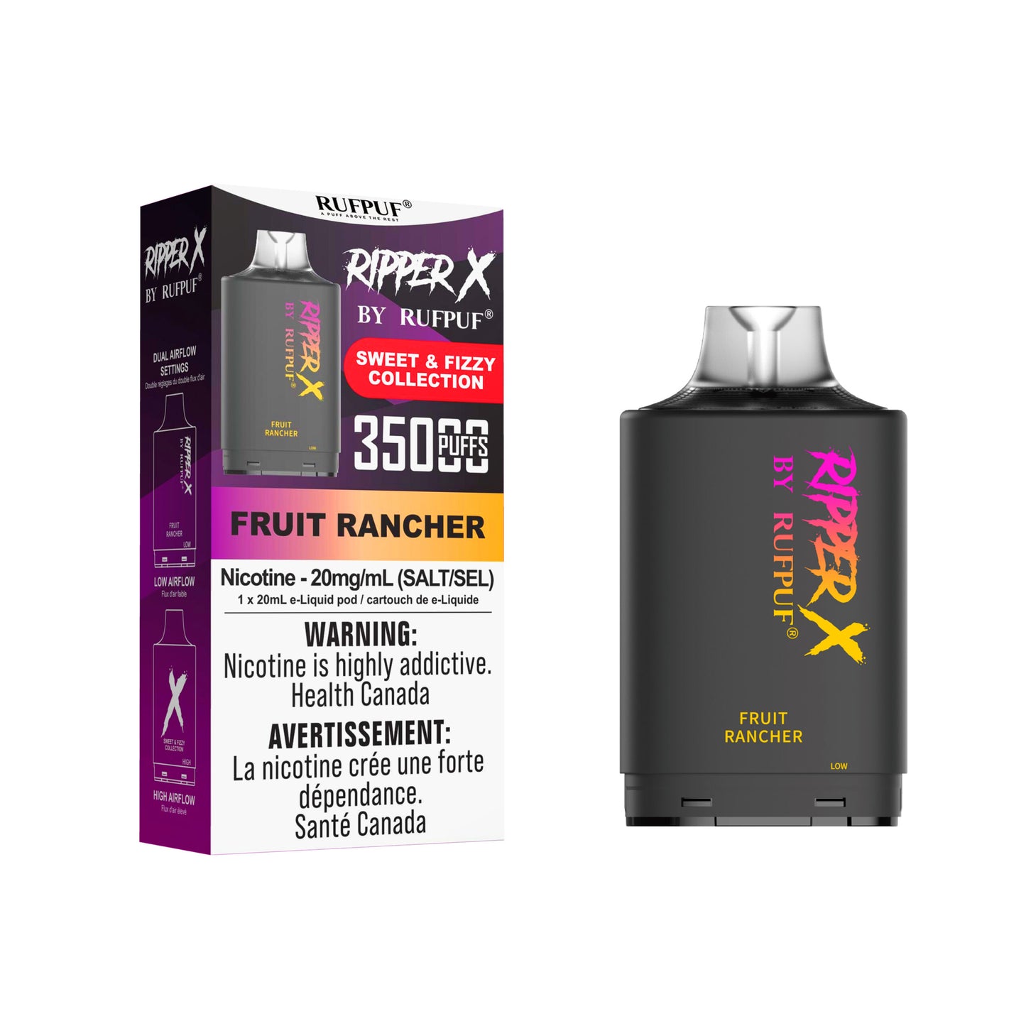 RUFPUF RIPPER X POD 35K PUFFS (Excise AB)