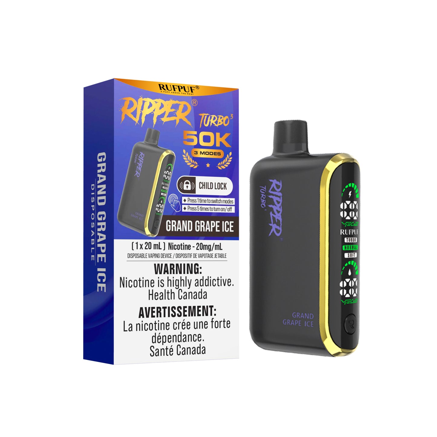 RIPPER TURBO 3 50K PUFFS (EXCISE AB)
