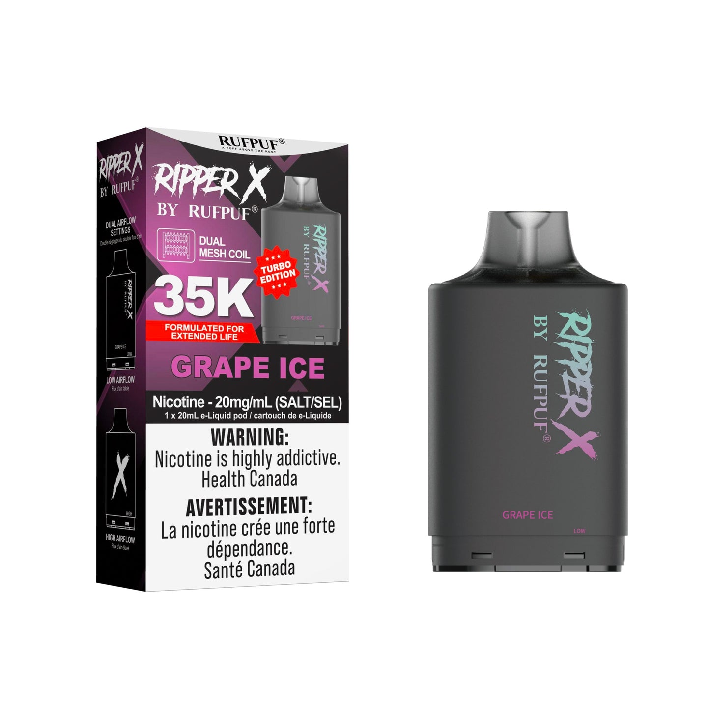 RUFPUF RIPPER X POD 35K PUFFS (Excise AB)