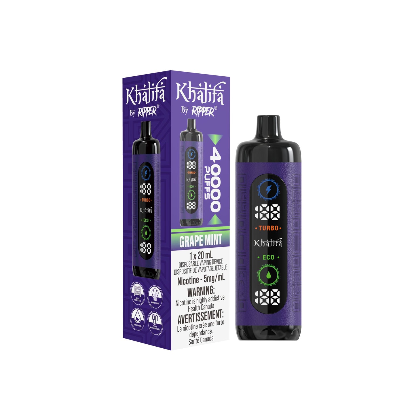 KHALIFA BAR 40K PUFFS (EXCISE AB)