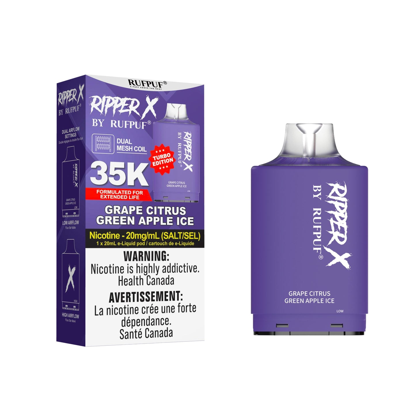 RUFPUF RIPPER X POD 35K PUFFS (Excise AB)