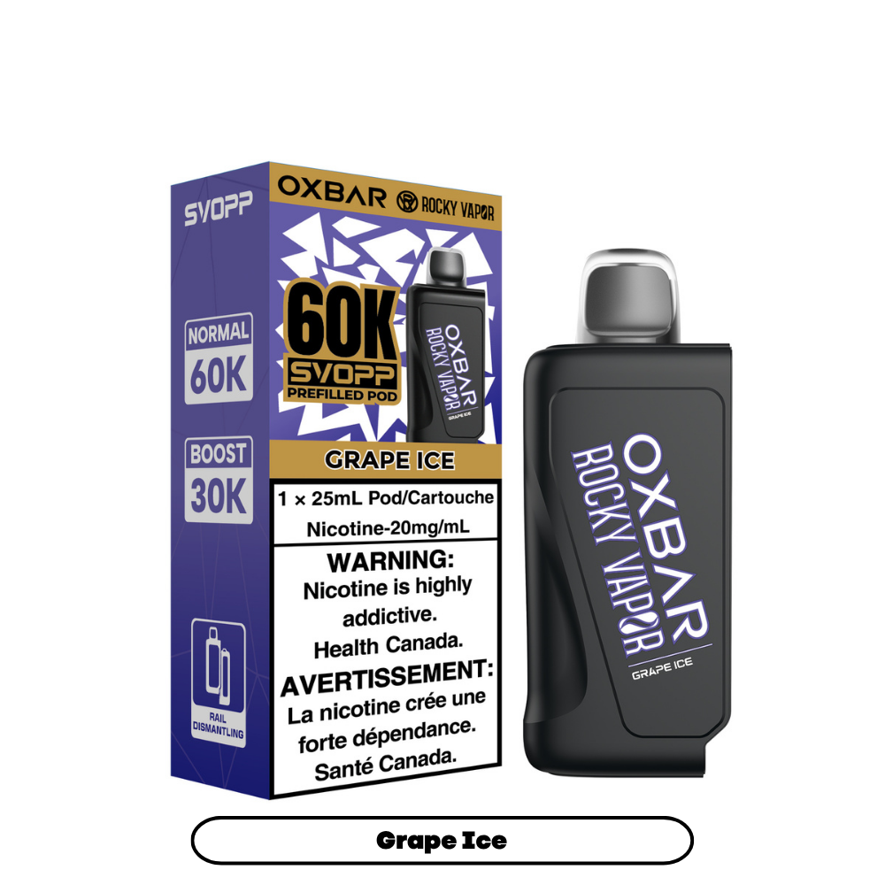 SVOPP ROCKY VAPOR OXBAR PODS 60K PUFFS (EXICSE AB)