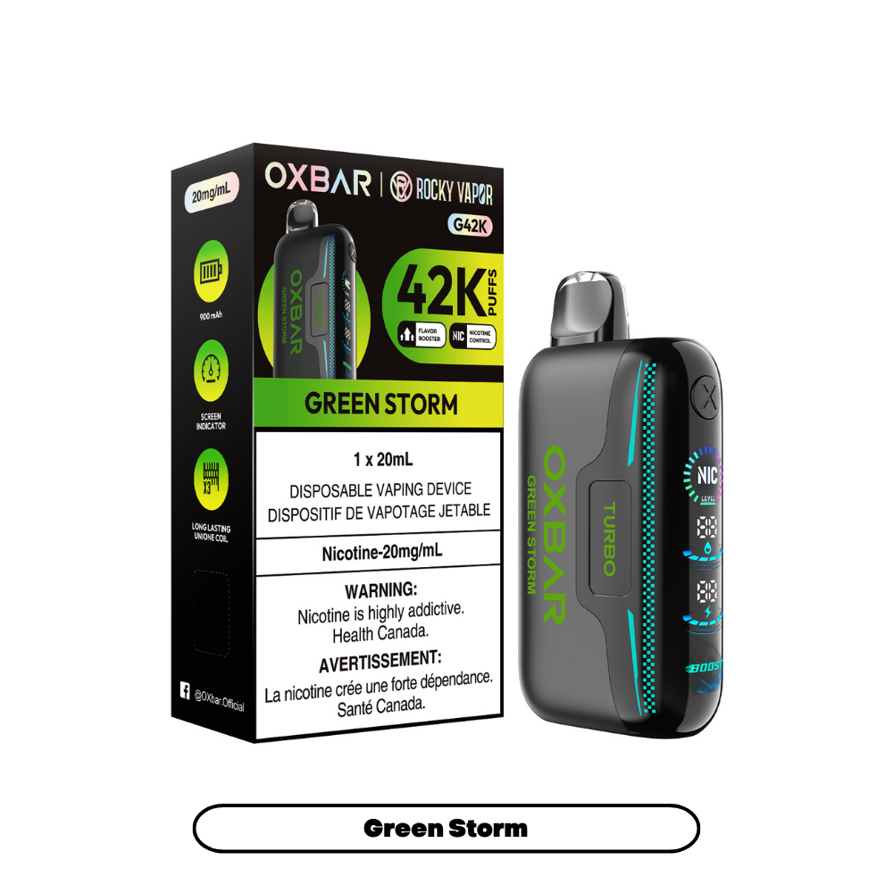 OXBAR G42K PUFFS (EXCISE AB)