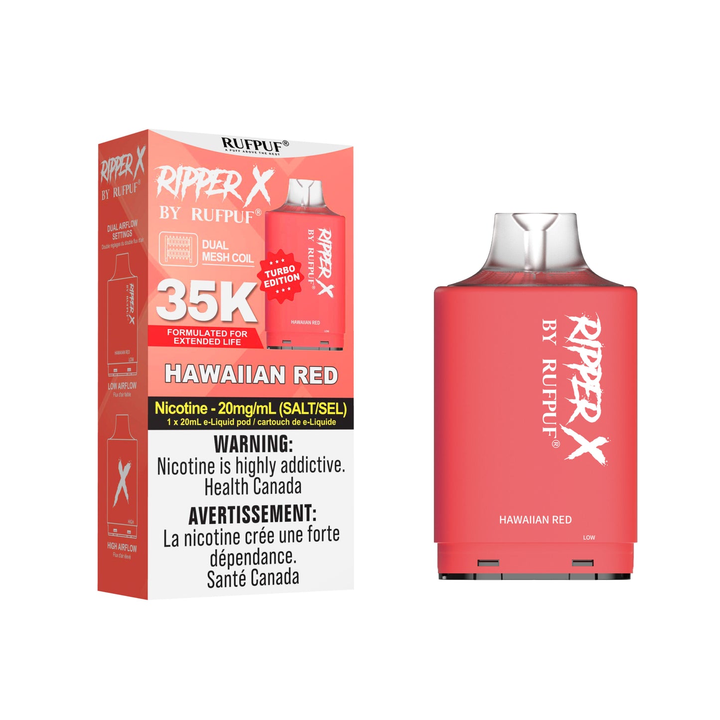 RUFPUF RIPPER X POD 35K PUFFS (Excise AB)