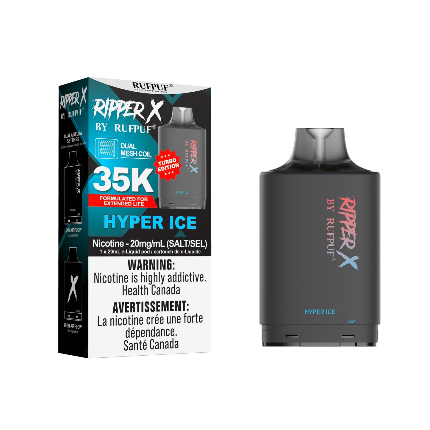 RUFPUF RIPPER X POD 35K PUFFS (Excise AB)