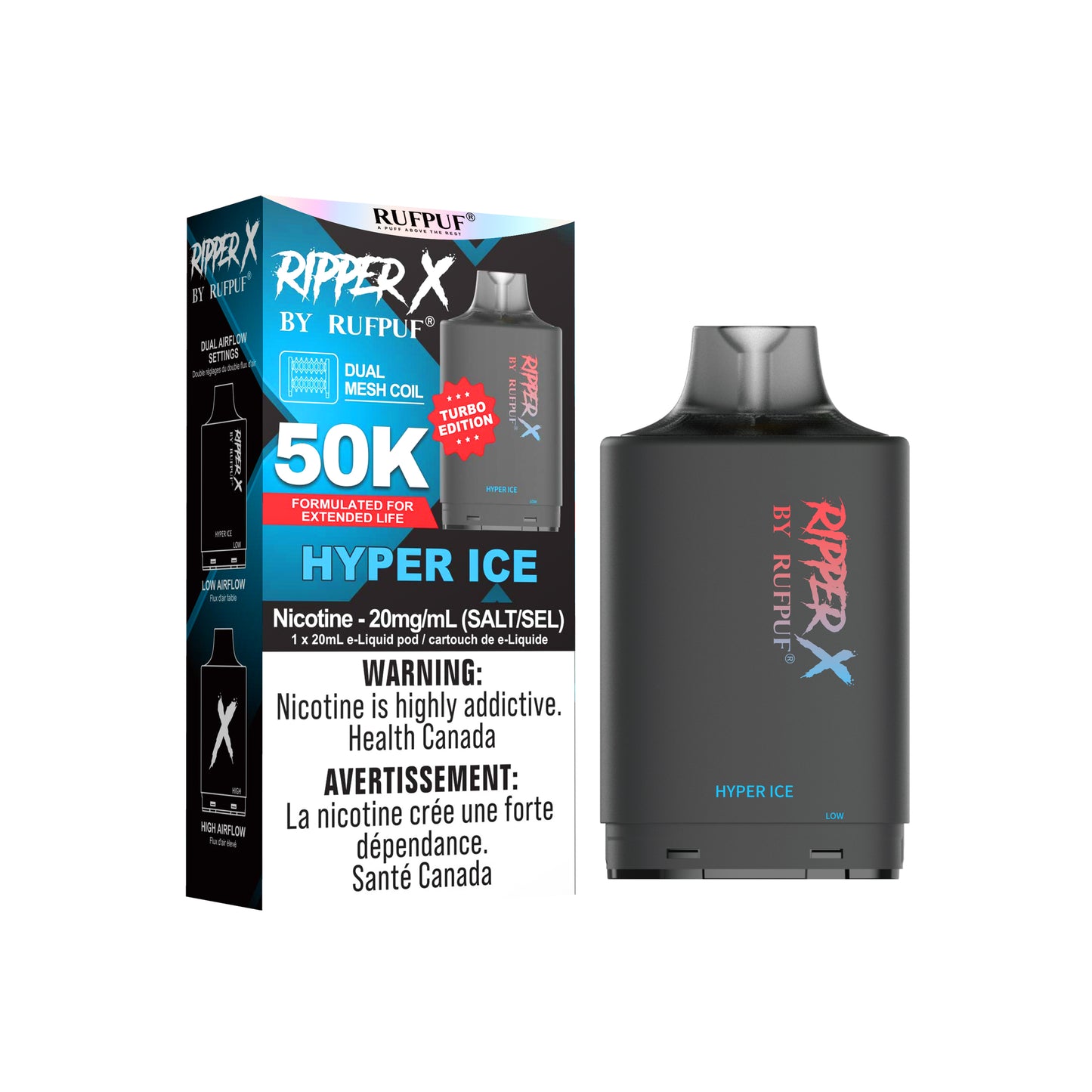 RUFPUF RIPPER X POD 50K PUFFS (Excise AB)