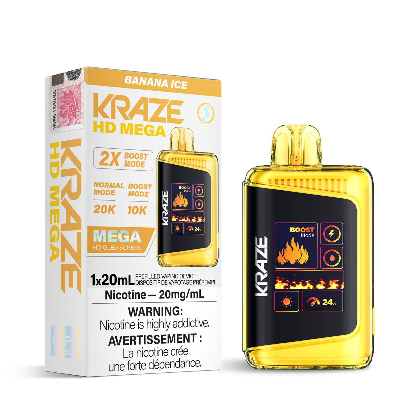 KRAZE HD MEGA 20K PUFFS