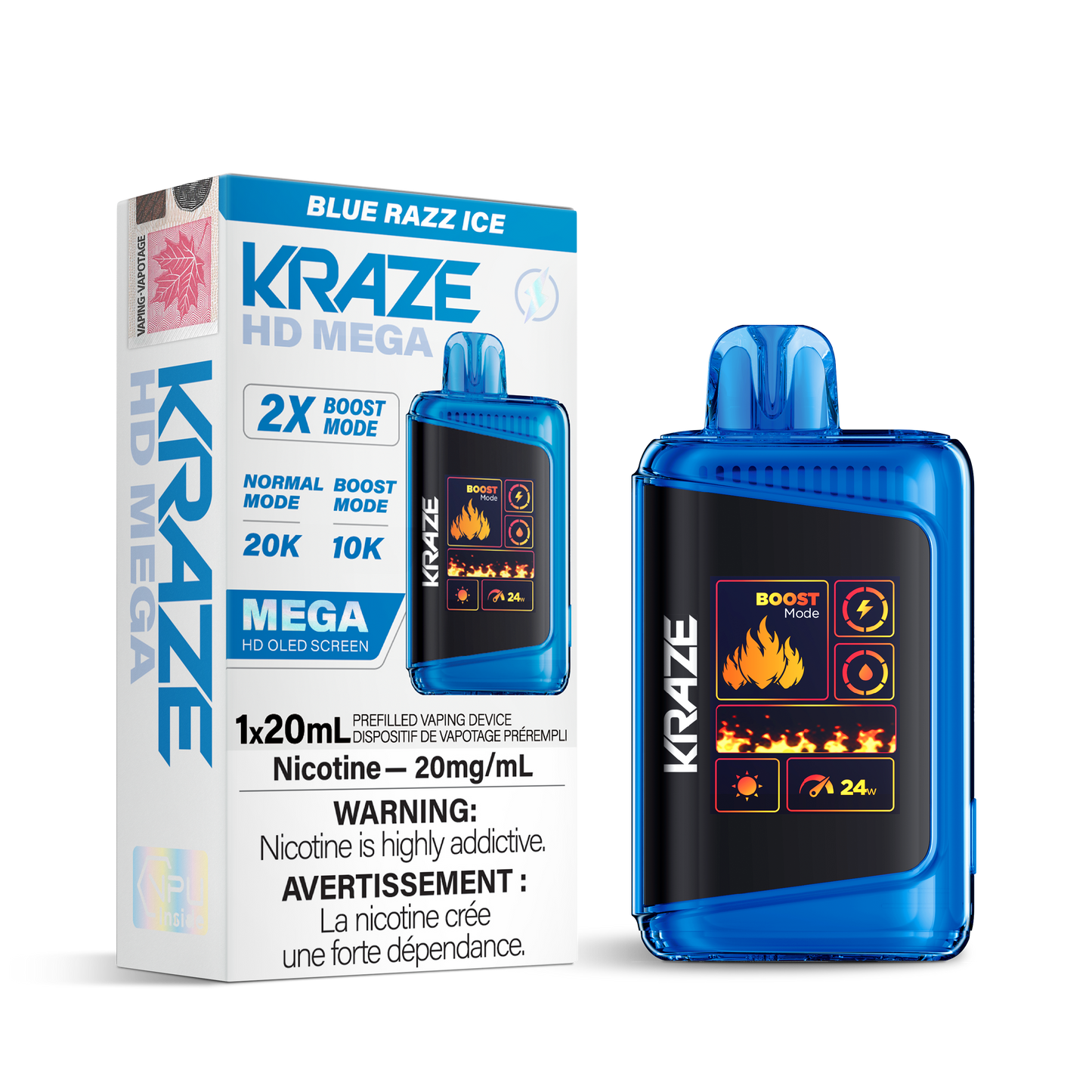 KRAZE HD MEGA 20K PUFFS