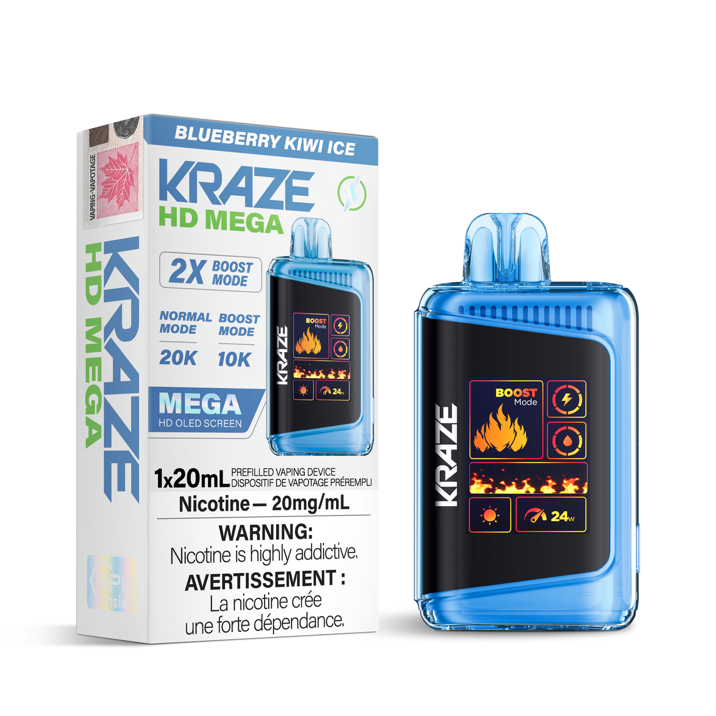 KRAZE HD MEGA 20K PUFFS