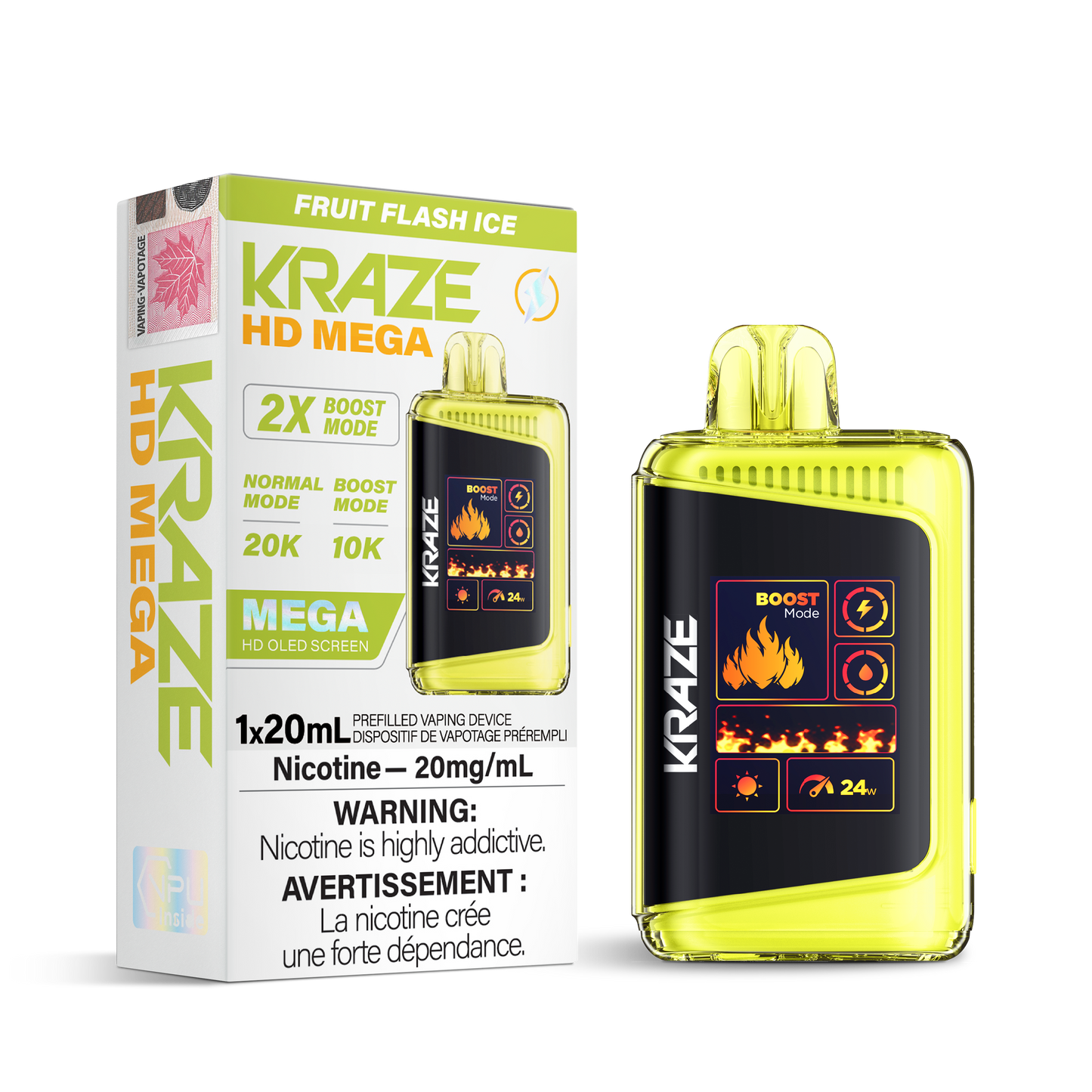 KRAZE HD MEGA 20K PUFFS