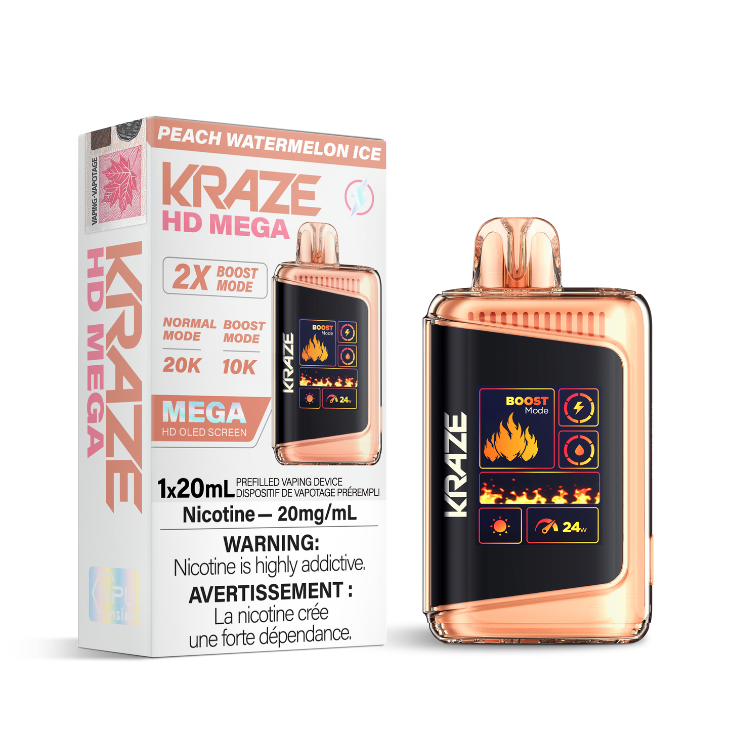 KRAZE HD MEGA 20K PUFFS