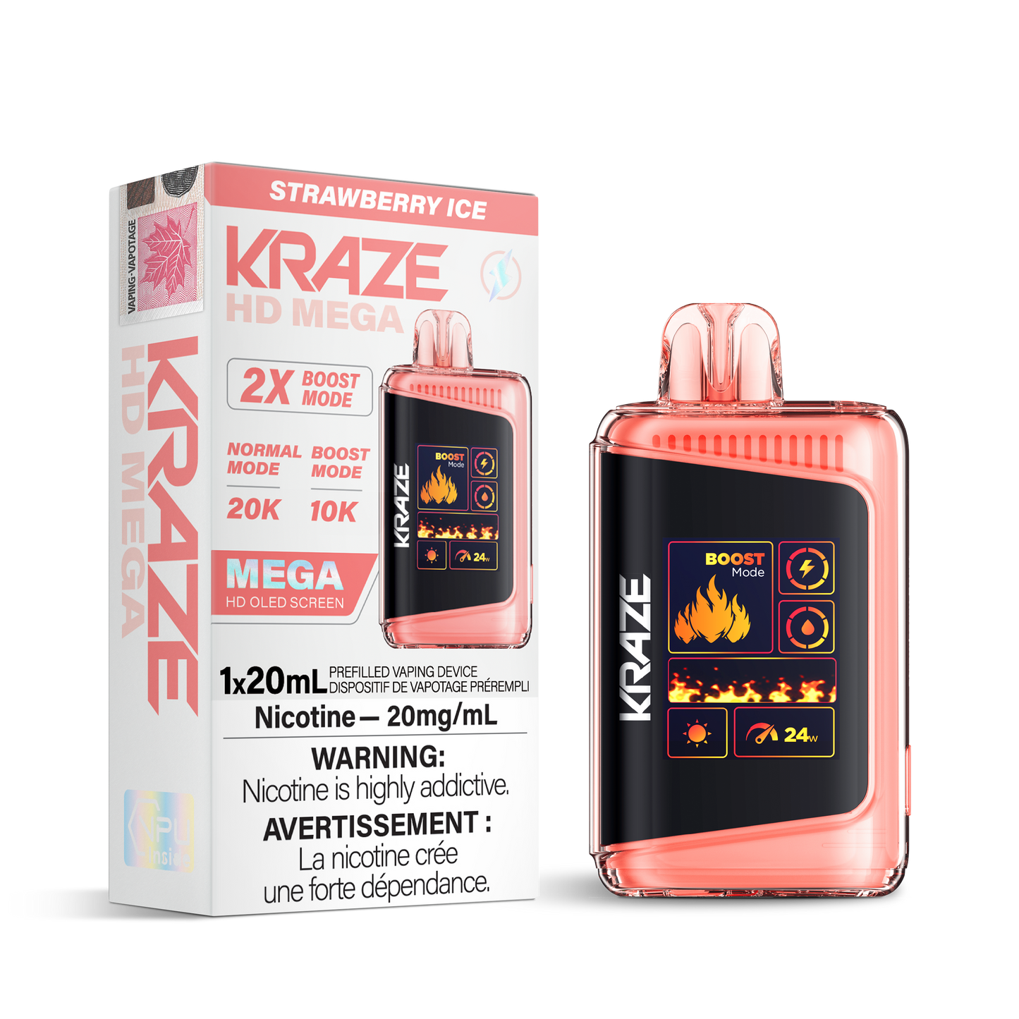 KRAZE HD MEGA 20K PUFFS