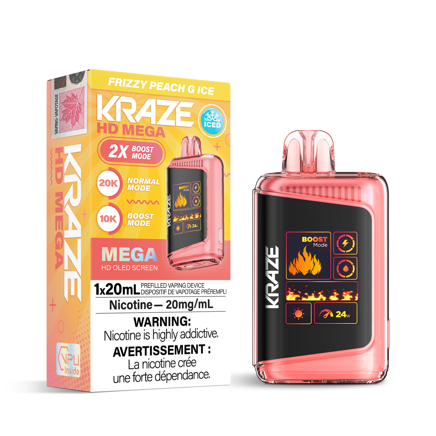 KRAZE HD MEGA 20K PUFFS
