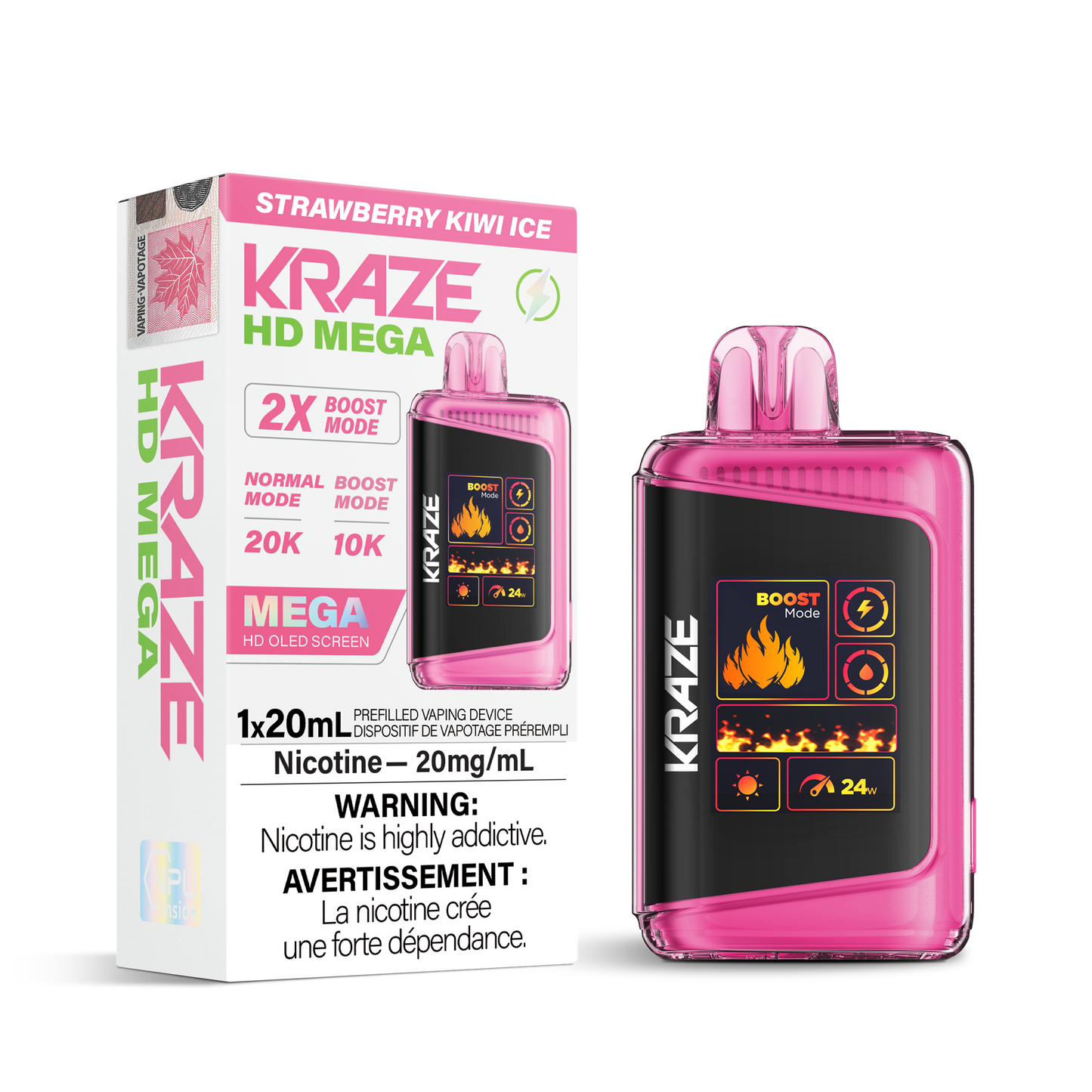 KRAZE HD MEGA 20K PUFFS