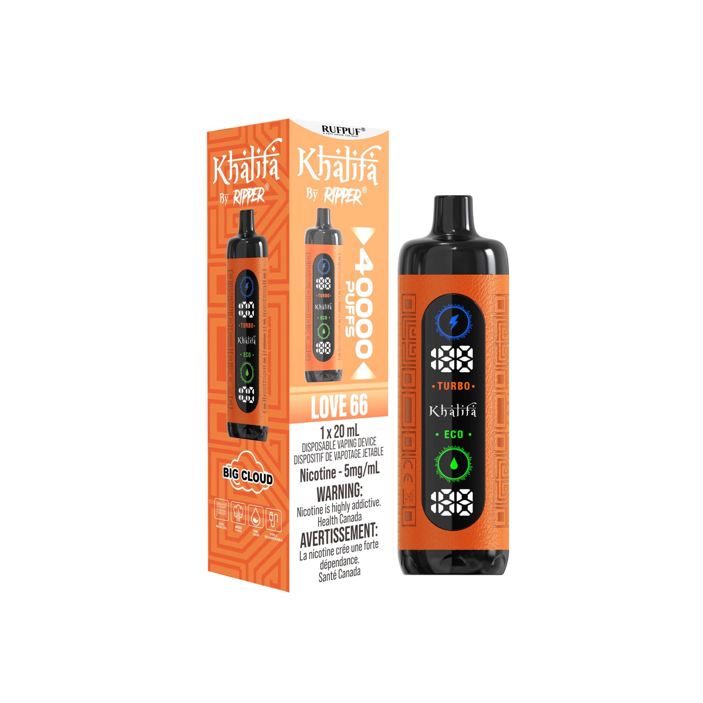 KHALIFA BAR 40K PUFFS (EXCISE AB)
