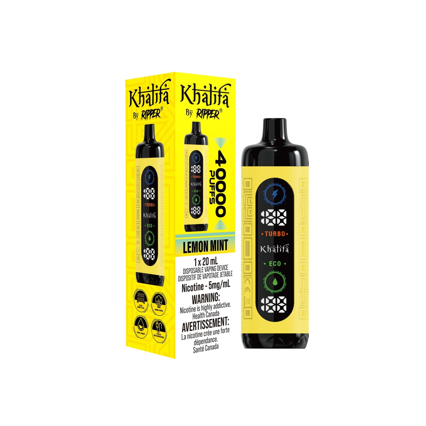 KHALIFA BAR 40K PUFFS (EXCISE AB)