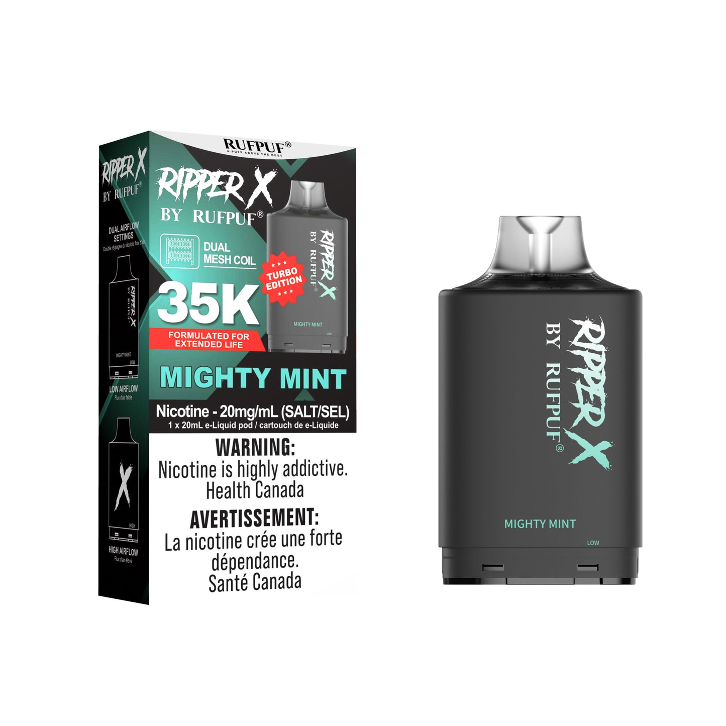 RUFPUF RIPPER X POD 35K PUFFS (Excise AB)