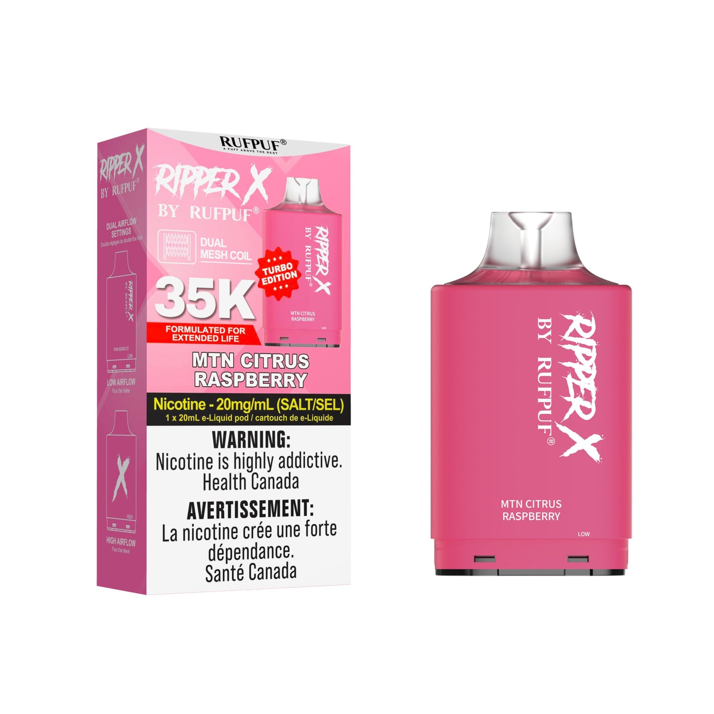 RUFPUF RIPPER X POD 35K PUFFS (Excise AB)