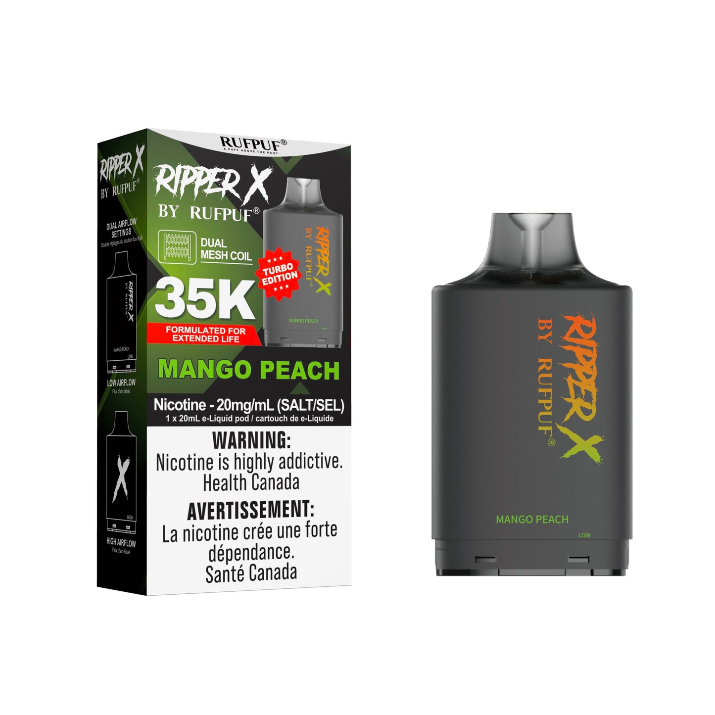 RUFPUF RIPPER X POD 35K PUFFS (Excise AB)