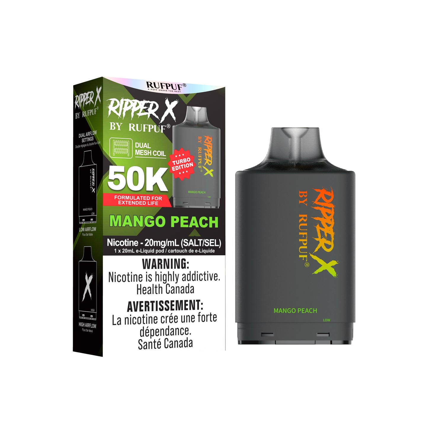 RUFPUF RIPPER X POD 50K PUFFS (Excise AB)