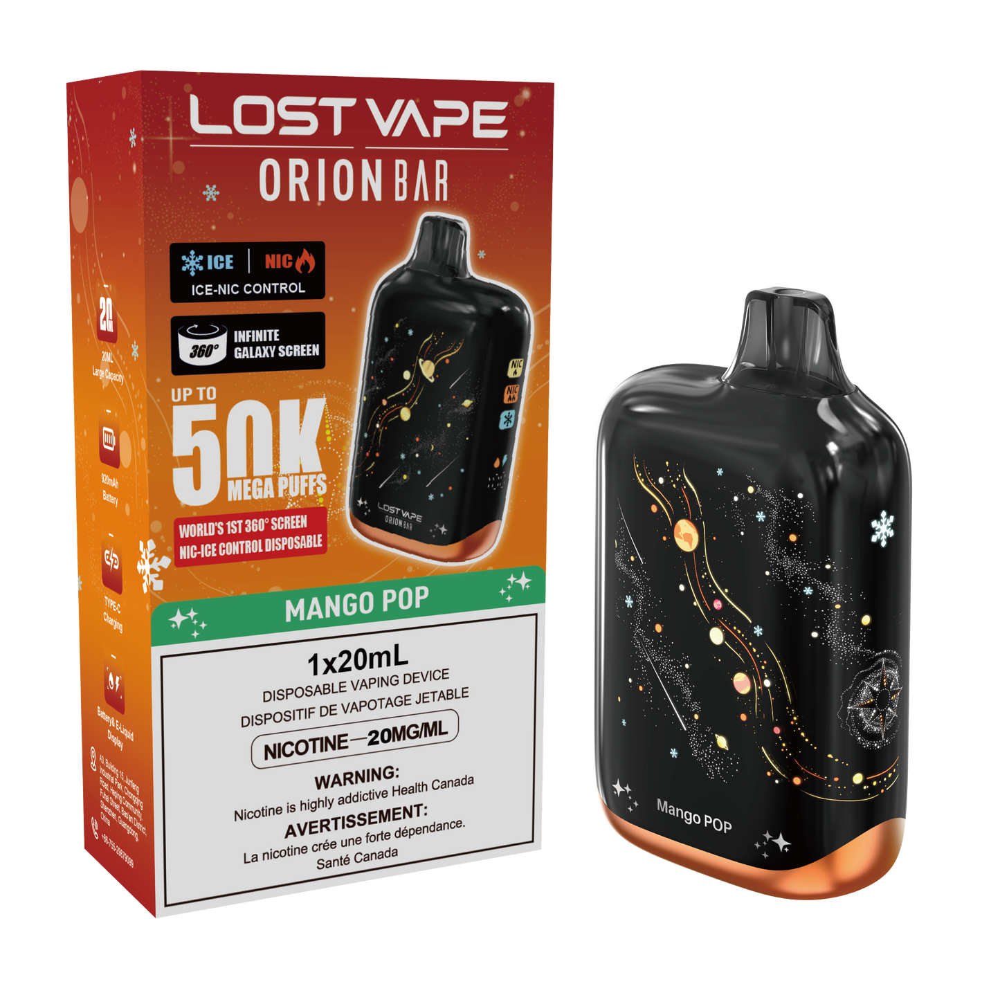LOST VAPE ORION BAR 50K PUFFS